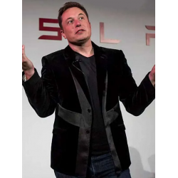 Elon Musk Black Blazer
